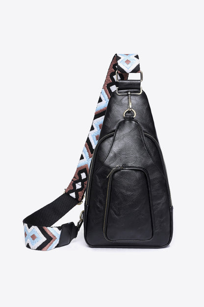 Adored Take A Trip PU Leather Sling Bag - Premium Crossbody Bag from Trendsi - Just $45.99! Shop now at Handbags Specialist Headquarter