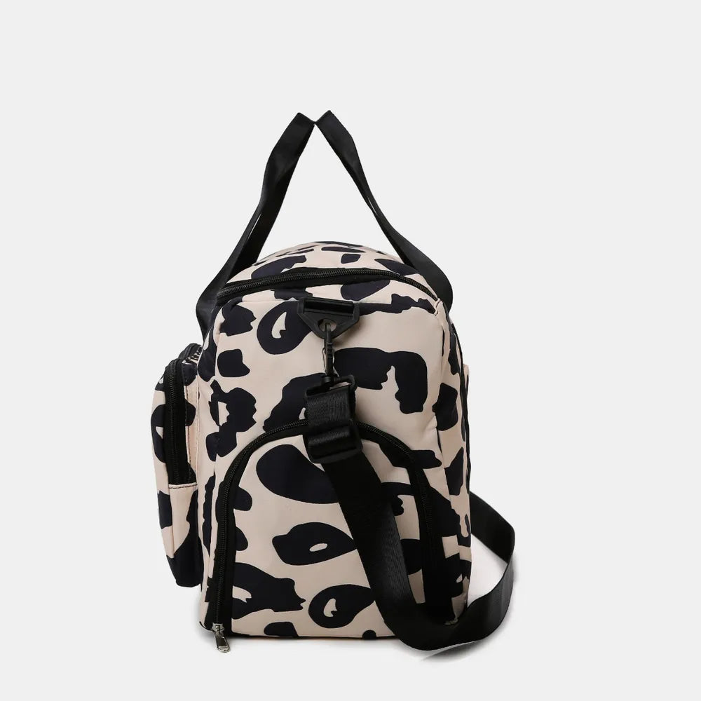 Oxford Cloth Animal Print Travel Bag - Premium travel-bag from Trendsi - Just $44.99! Shop now at Handbags Specialist Headquarter