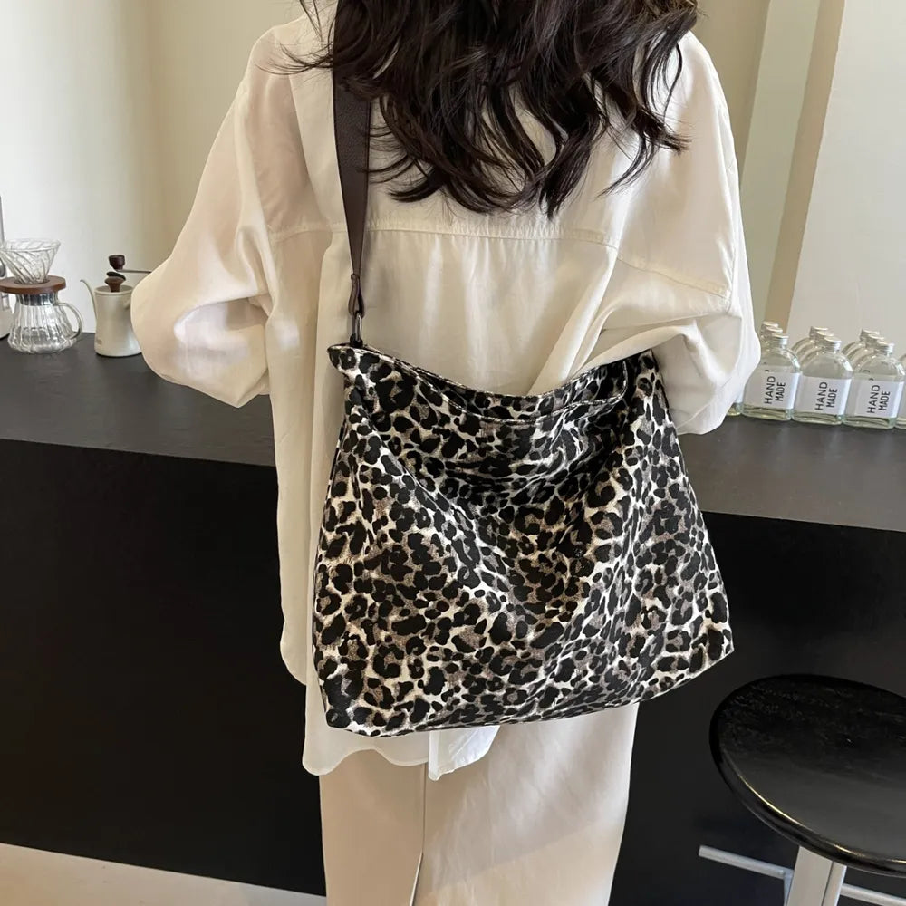 Leopard Adjustable Strap Tote Bag - Premium Tote Bag from Trendsi - Just $36.99! Shop now at Handbags Specialist Headquarter