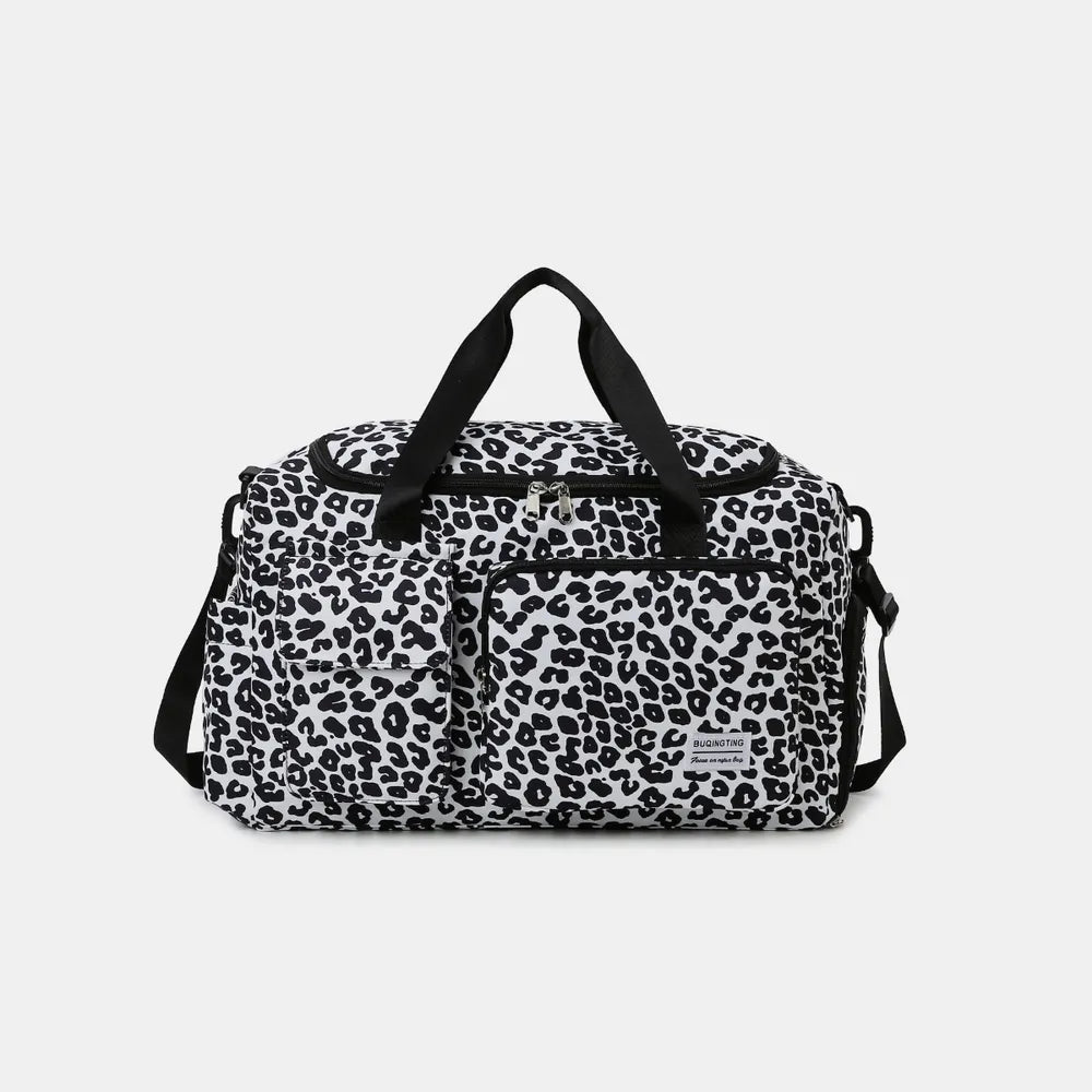 Oxford Cloth Animal Print Travel Bag - Premium travel-bag from Trendsi - Just $44.99! Shop now at Handbags Specialist Headquarter