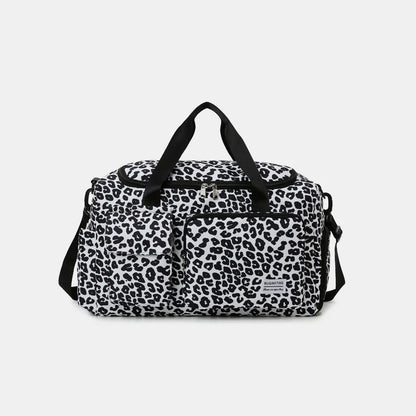 Oxford Cloth Animal Print Travel Bag - Premium travel-bag from Trendsi - Just $44.99! Shop now at Handbags Specialist Headquarter