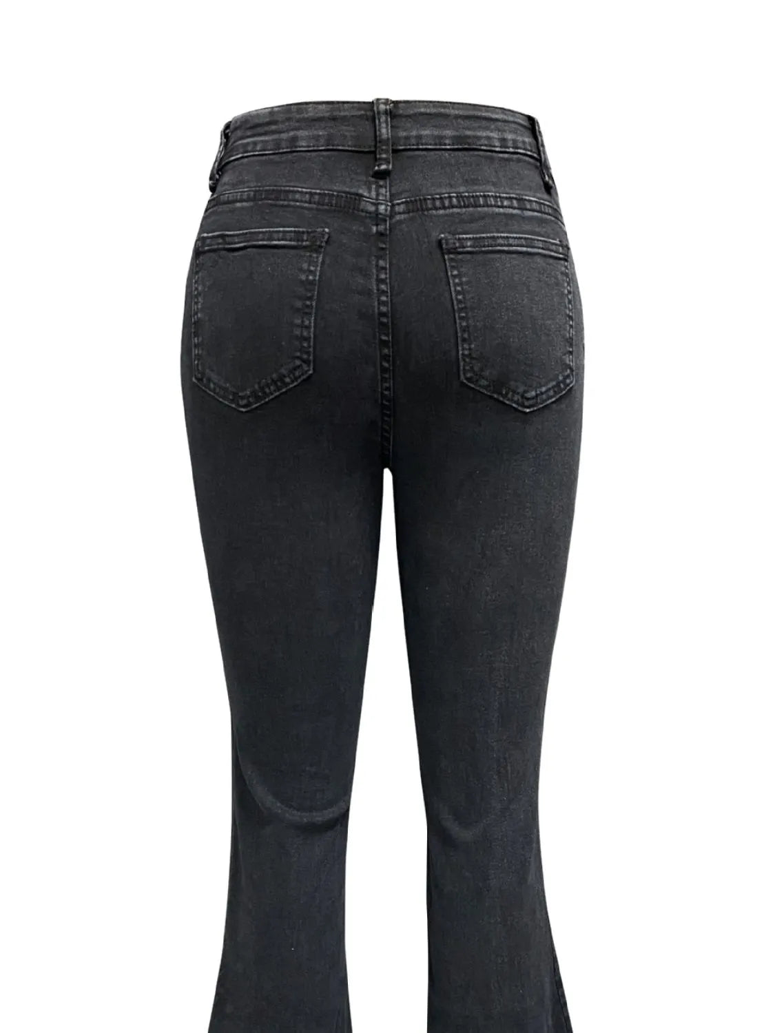 Flare Jeans with Pockets - Premium Women / Jeans & Denim from Trendsi - Just $35.10! Shop now at Handbags Specialist Headquarter