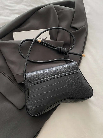 PU Leather Texture Crossbody Bag - Premium Crossbody Bag from Trendsi - Just $19.99! Shop now at Handbags Specialist Headquarter