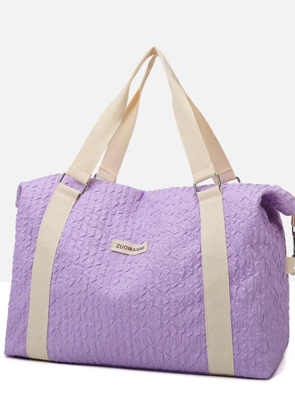 Texture Oxford Cloth Travel Bag - Premium travel-bag from Trendsi - Just $39.99! Shop now at Handbags Specialist Headquarter