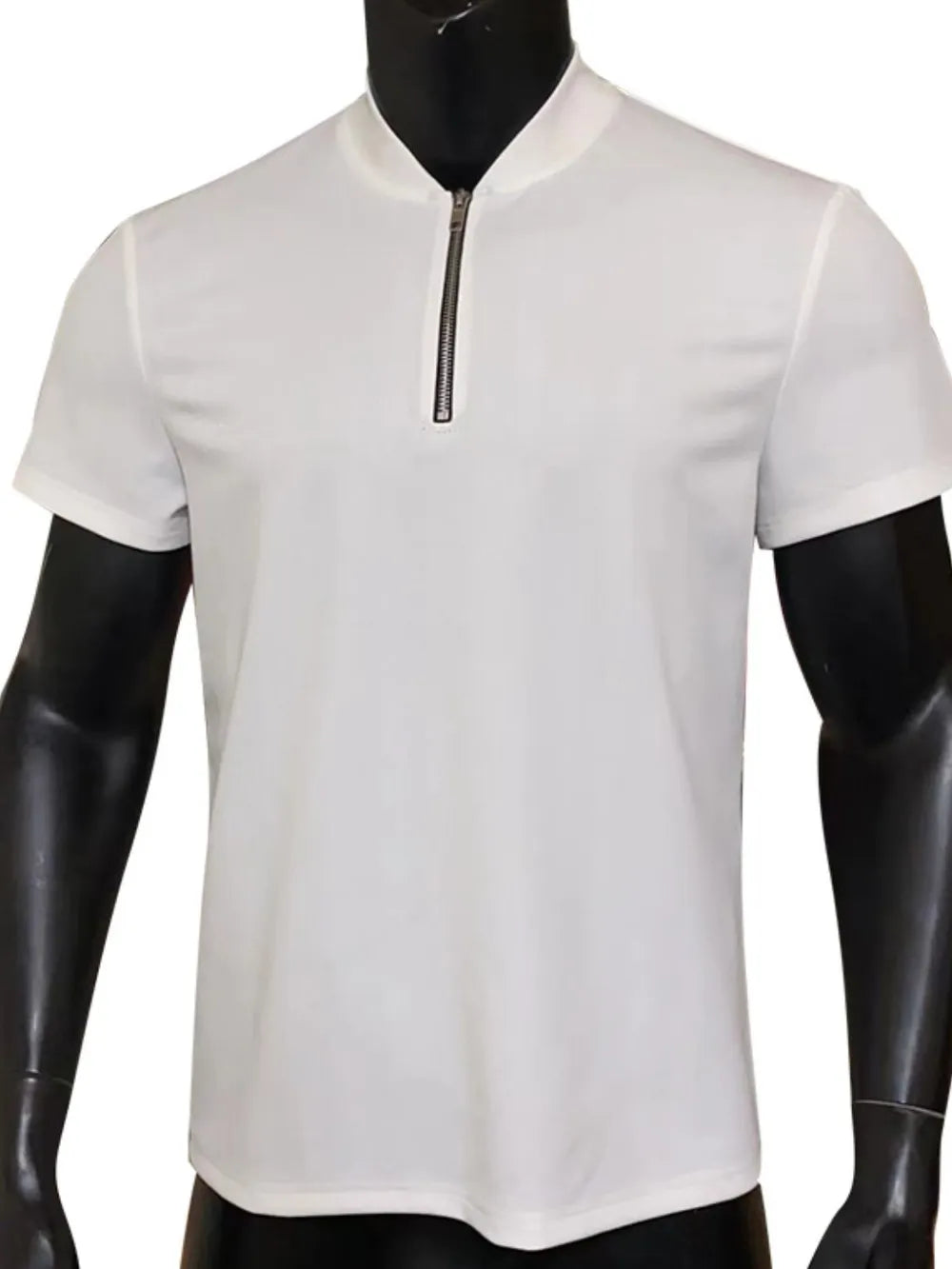 Men's Full Size Baseball Collar Solid Polo Plus Size - Premium Men's Shirts from Trendsi - Just $34.86! Shop now at Handbags Specialist Headquarter