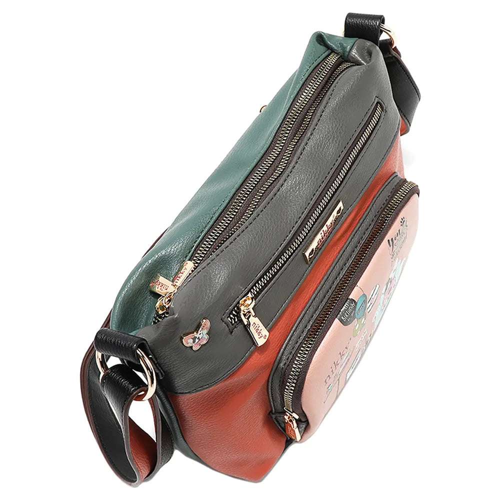 Nicole Lee USA Eco-Leather Adjustable Strap Crossbody Bag - Premium Crossbody Bag from Trendsi - Just $41.99! Shop now at Handbags Specialist Headquarter