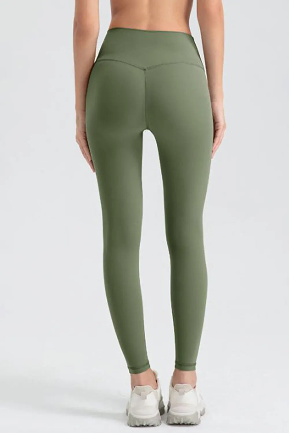 Wide Waistband Sport Leggings - Premium Leggings from Trendsi - Just $50.91! Shop now at Handbags Specialist Headquarter