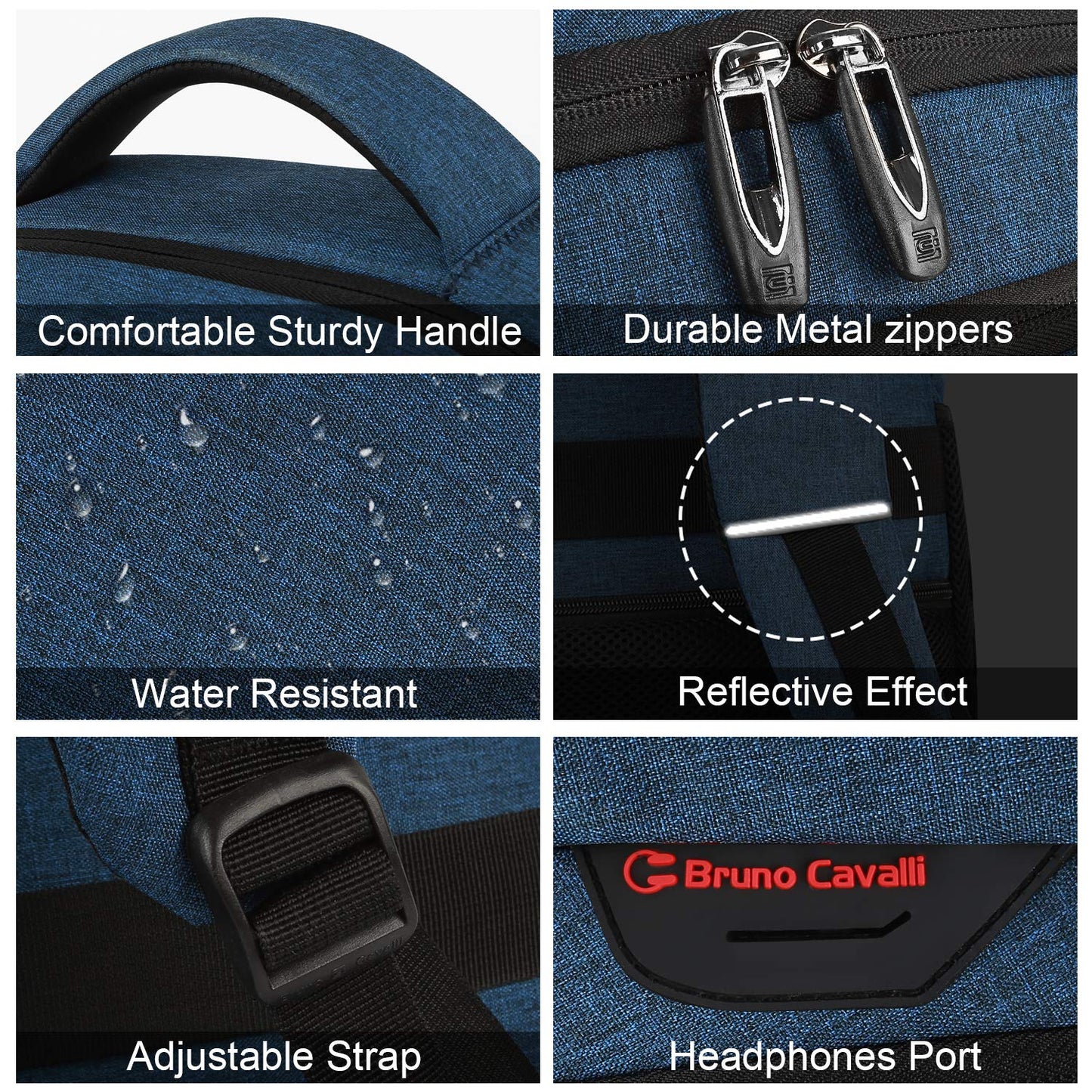 SecureSlim Laptop Backpack with USB & Water Resistance