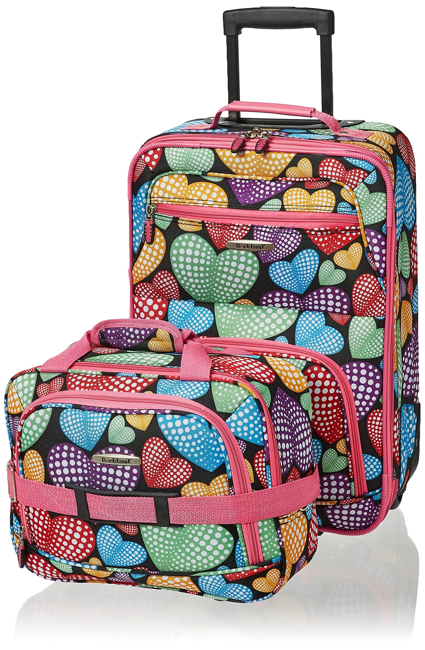 Rockland Expandable Dot Luggage Set - 2 Piece