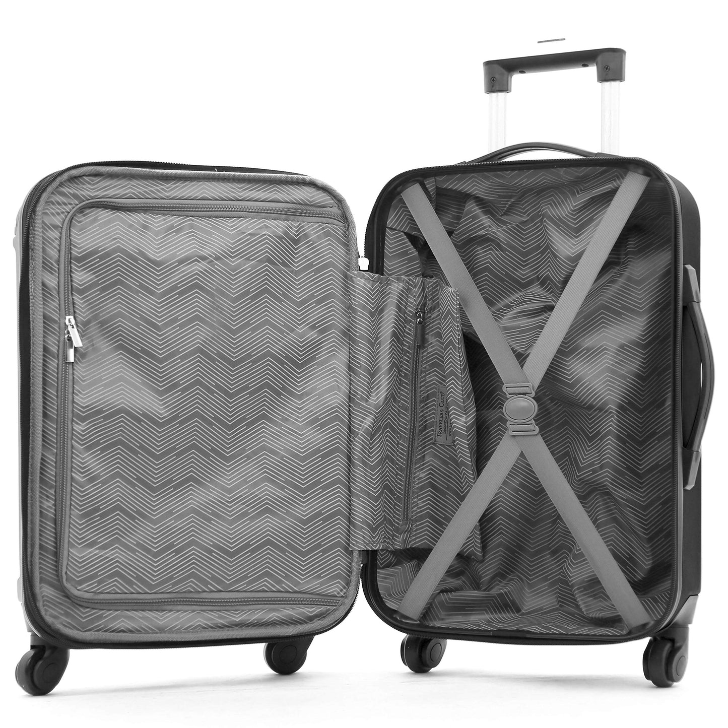 Rose Gold Hardside Luggage Set - 4-Piece Travel Kit