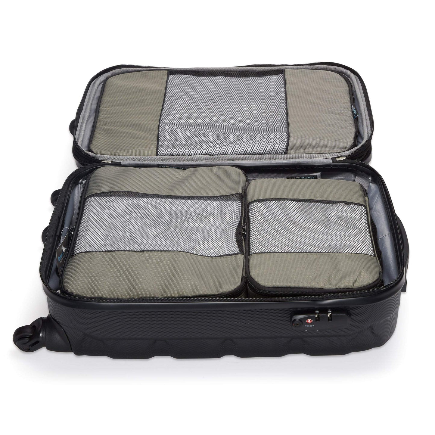 TravelWise Weekender Packing Cube Set - Silver 5-Piece