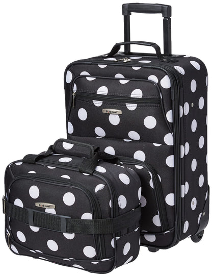 Rockland Expandable Dot Luggage Set - 2 Piece