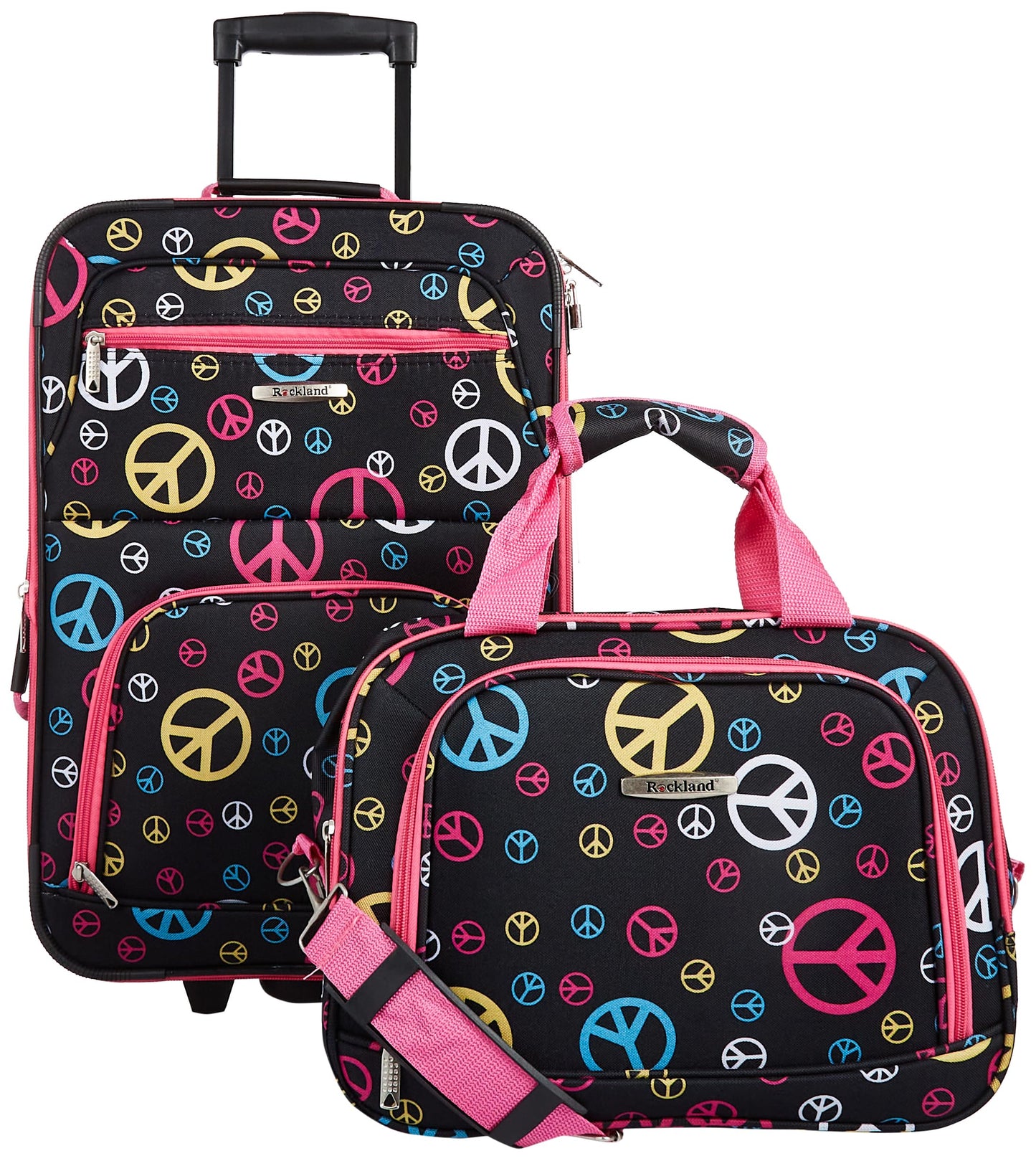 Rockland Expandable Dot Luggage Set - 2 Piece