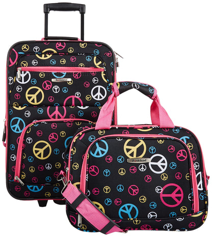 Rockland Expandable Dot Luggage Set - 2 Piece