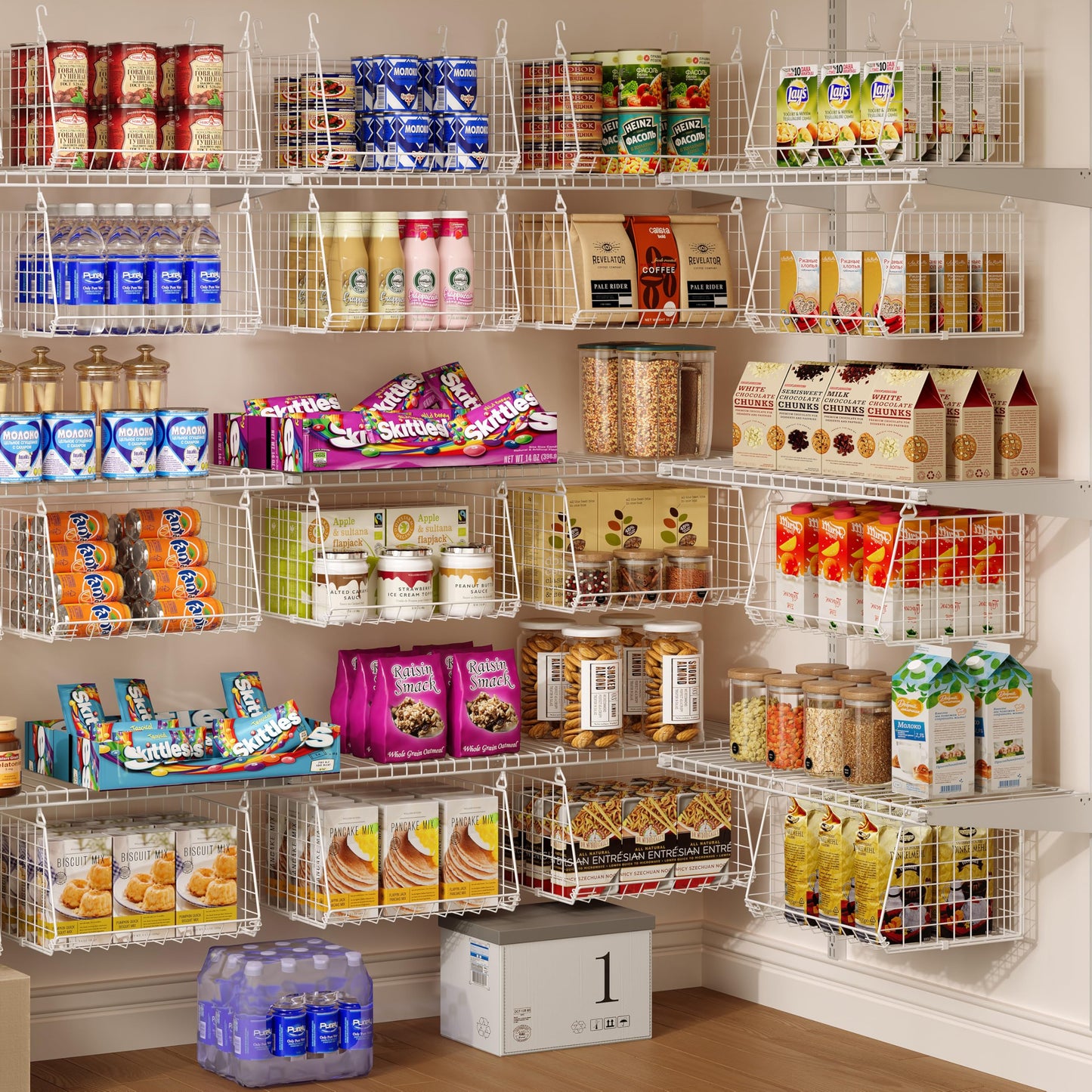 3-Tier Rotating Laundry Basket Organizer