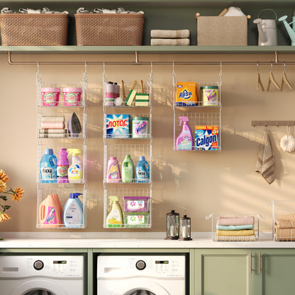 3-Tier Rotating Laundry Basket Organizer