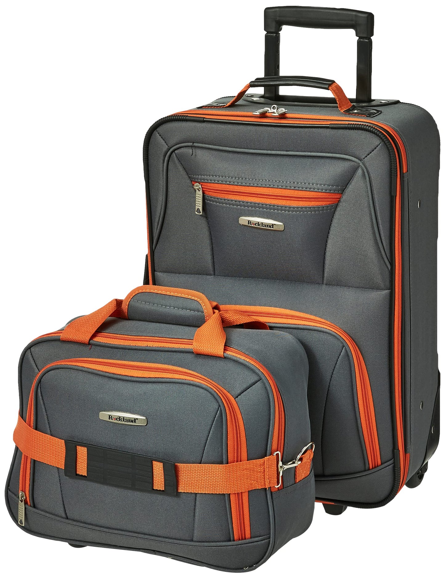 Rockland Expandable Dot Luggage Set - 2 Piece