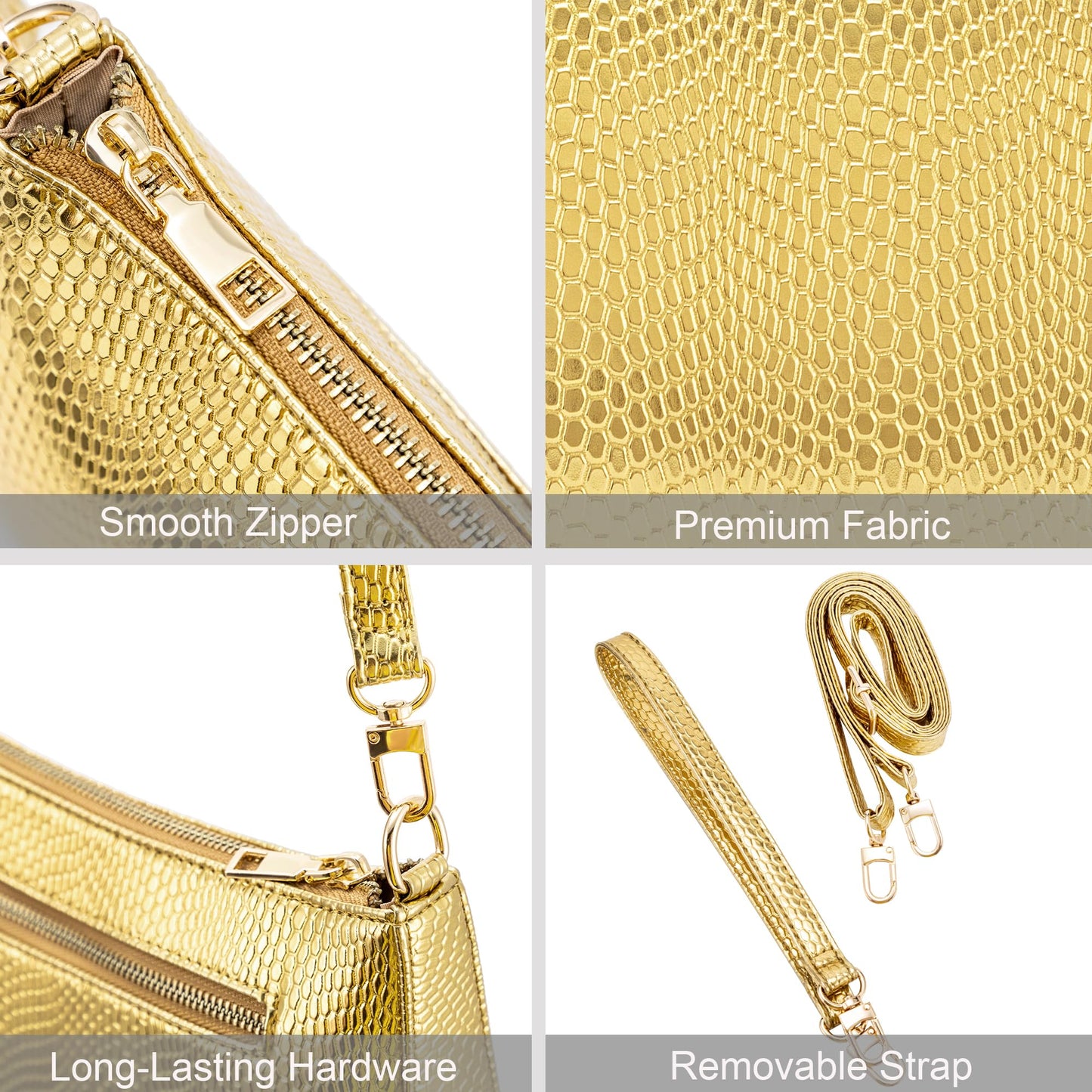 Retro Vegan Leather Shoulder Bag