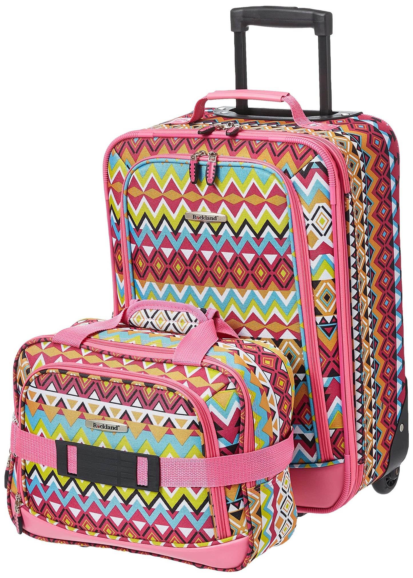 Rockland Expandable Dot Luggage Set - 2 Piece