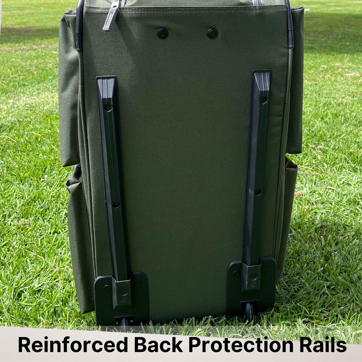 Olympia 22 Max Wheeled Duffel: 8-Pocket Water-Resist