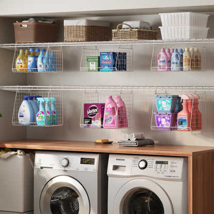 3-Tier Rotating Laundry Basket Organizer