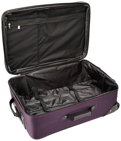 Charcoal Rockland Journey Expandable Luggage Set