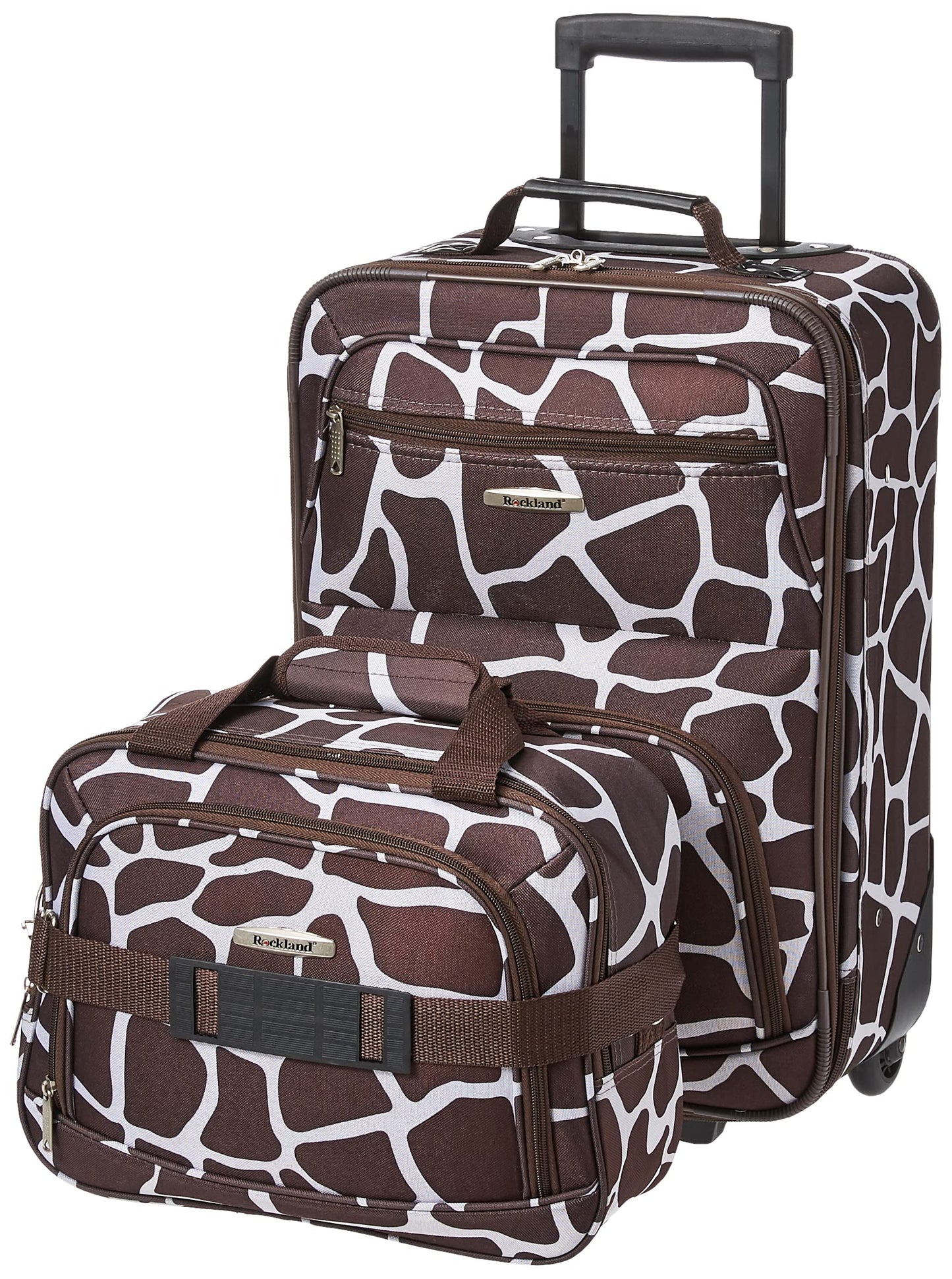 Rockland Expandable Dot Luggage Set - 2 Piece