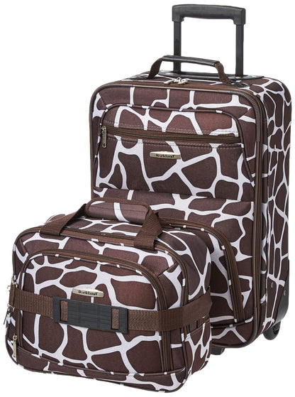 Rockland Expandable Dot Luggage Set - 2 Piece