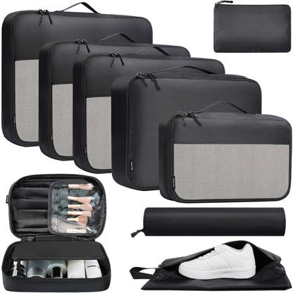 BAGAIL Travel Cubes: 8/9 Set Packing Organizers