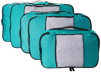 TravelWise Weekender Packing Cube Set - Silver 5-Piece
