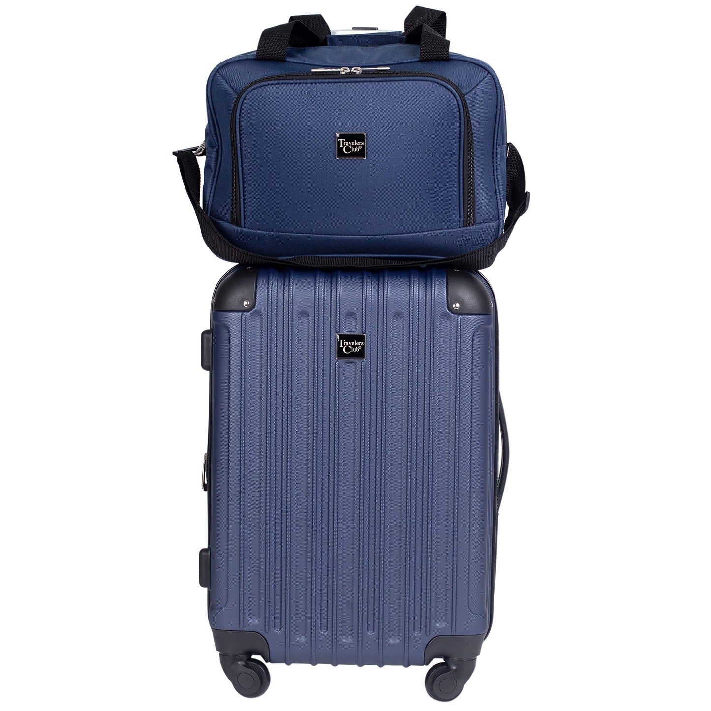 Rose Gold Hardside Luggage Set - 4-Piece Travel Kit