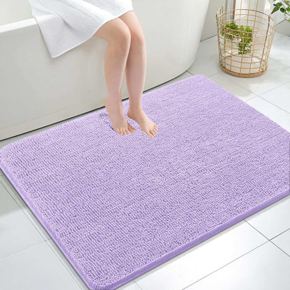OLANLY Luxe Chenille Bath Mat - Quick Dry & Soft