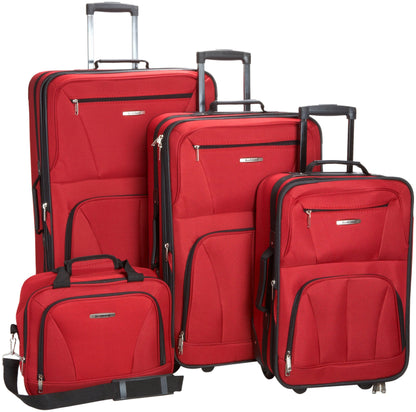 Charcoal Rockland Journey Expandable Luggage Set
