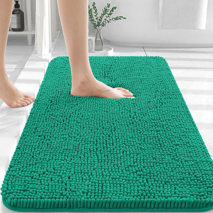 OLANLY Luxe Chenille Bath Mat - Quick Dry & Soft