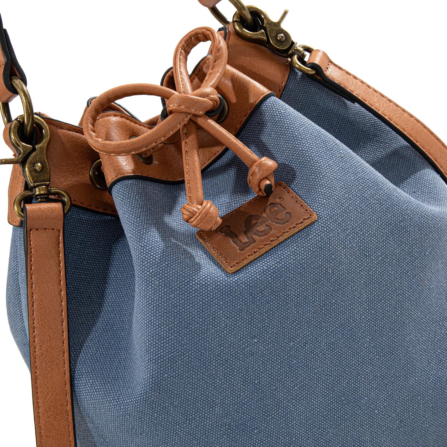 Montana West Lee Drawstring Hobo Bucket Bag