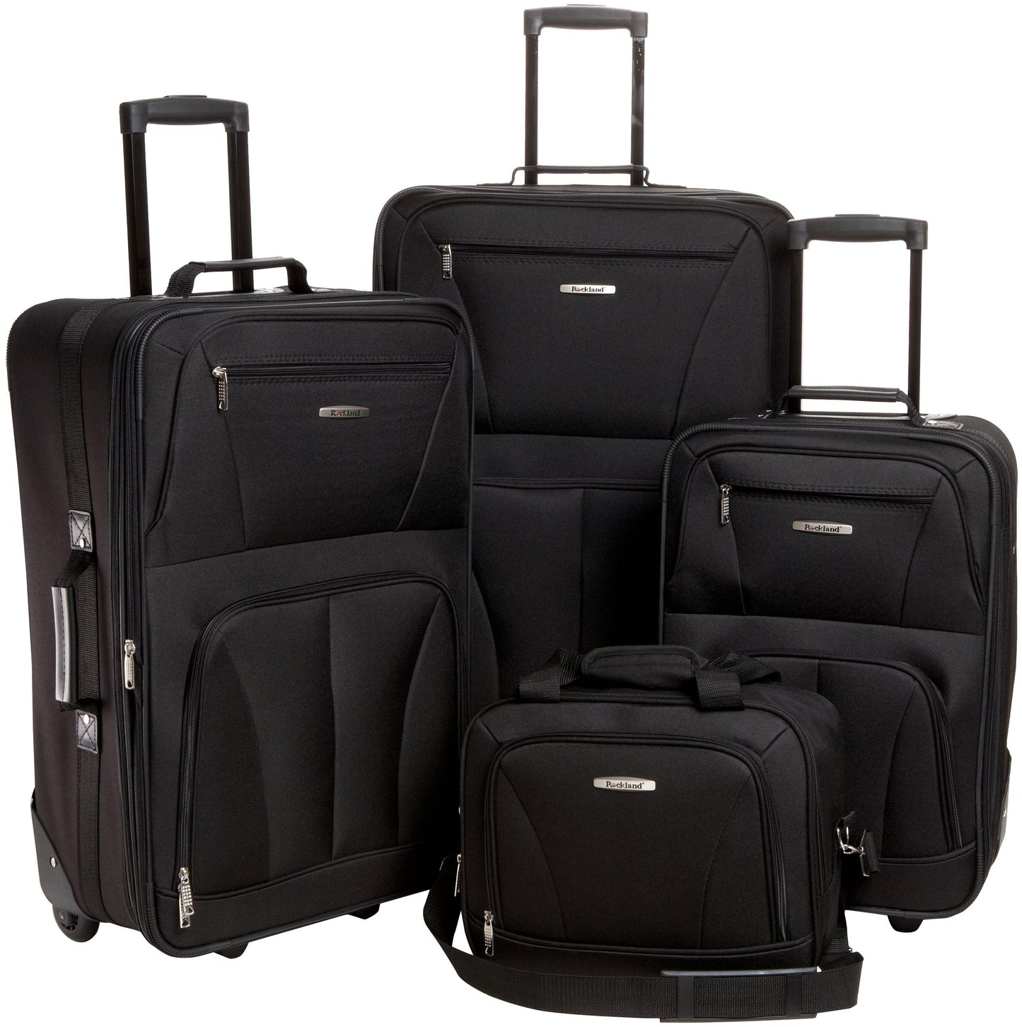 Charcoal Rockland Journey Expandable Luggage Set