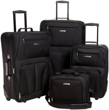 Charcoal Rockland Journey Expandable Luggage Set