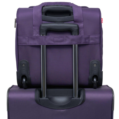 TPRC Smart Purple Underseat Carry-On with USB Port