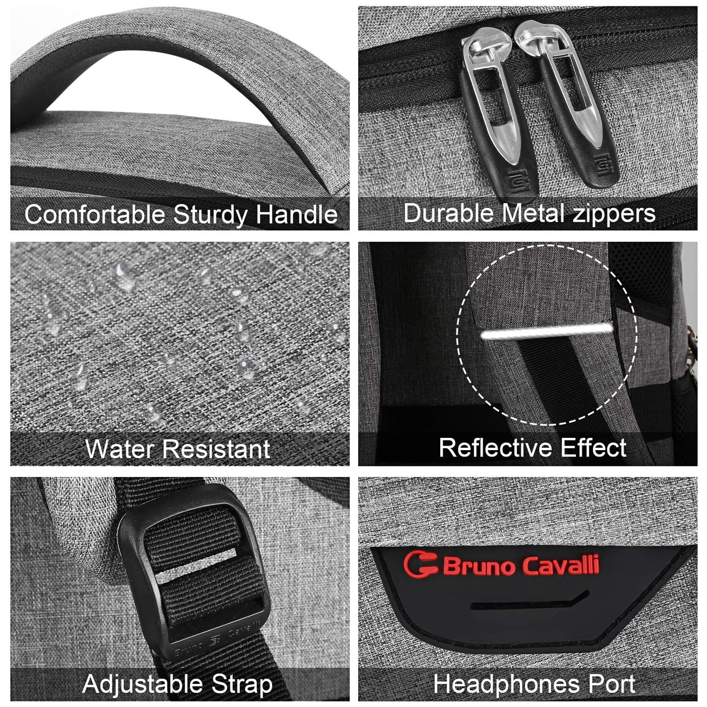 SecureSlim Laptop Backpack with USB & Water Resistance