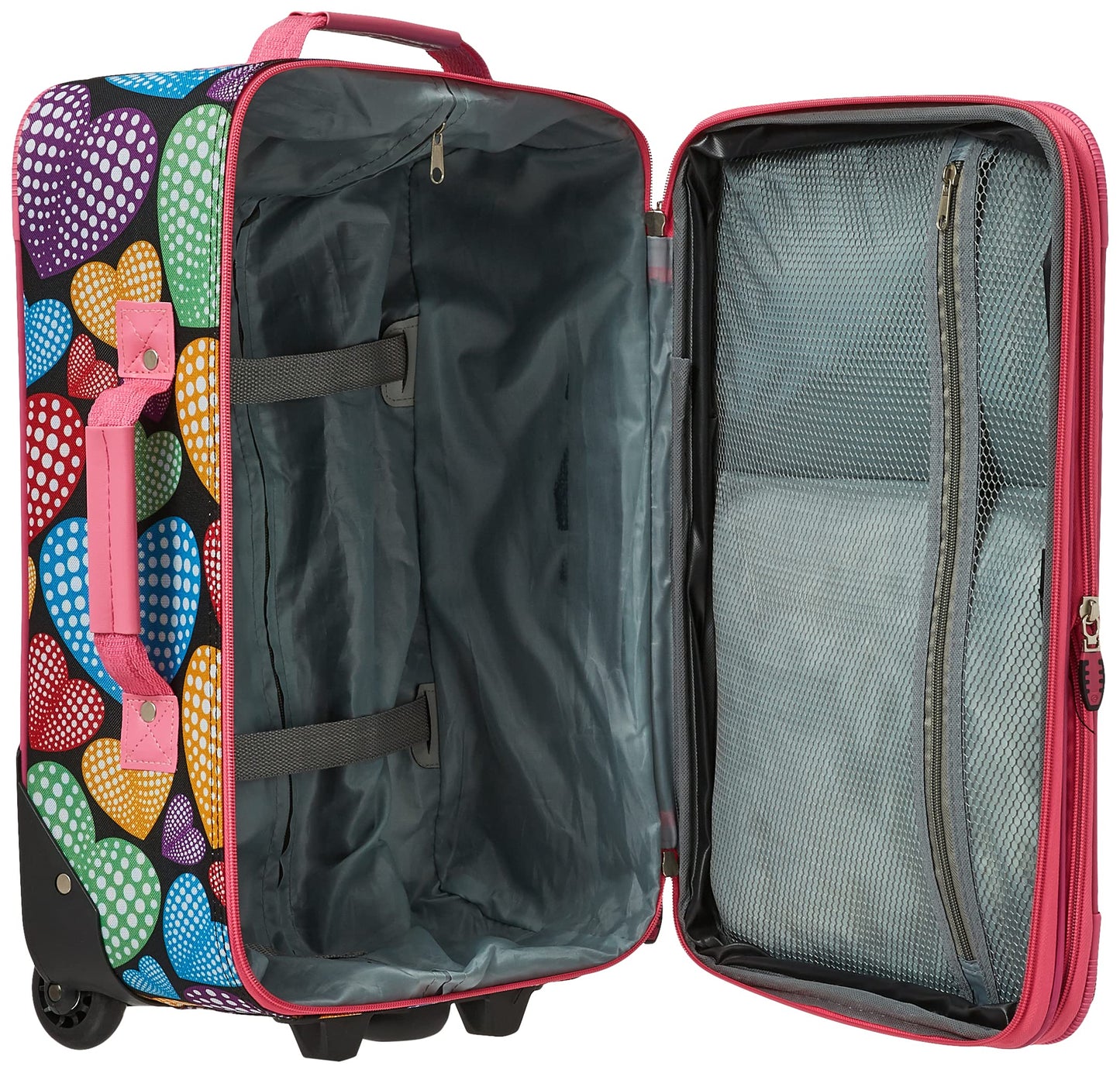 Rockland Expandable Dot Luggage Set - 2 Piece