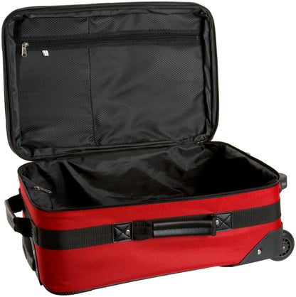 Charcoal Rockland Journey Expandable Luggage Set