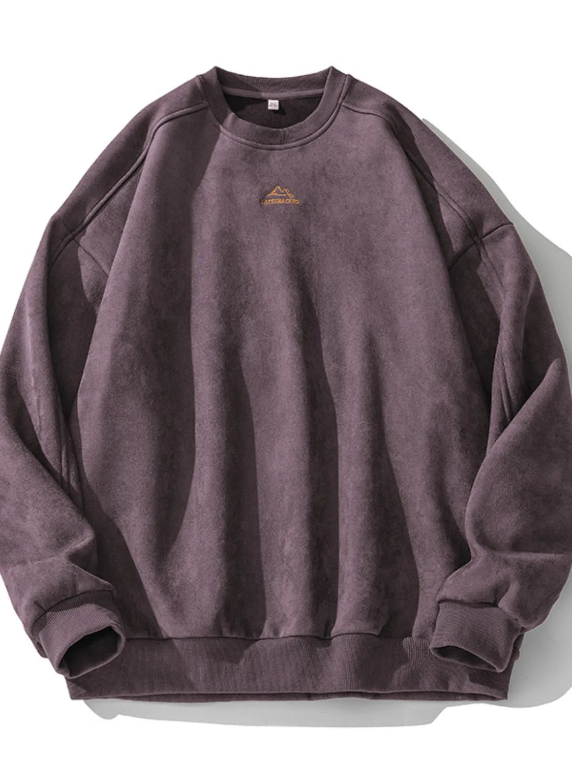 Men's Full Size Round Neck Long Sleeve Sweatshirt Plus Size - Premium Men's Sweatshirts from Trendsi - Just $52.48! Shop now at Handbags Specialist Headquarter