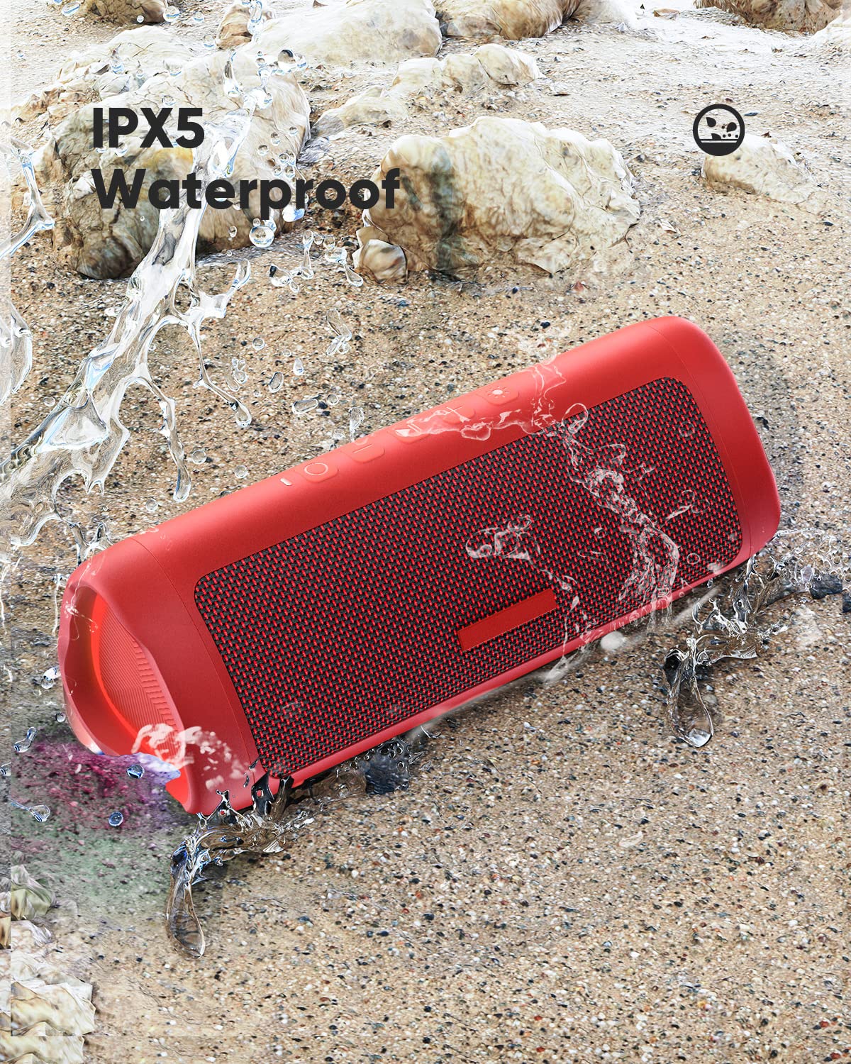 EchoVibe: Portable Waterproof Bluetooth Speaker
