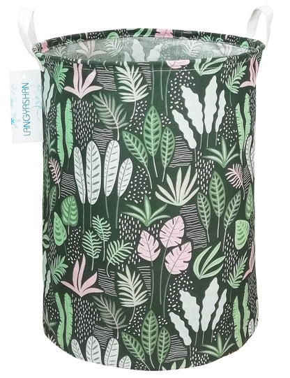 Collapsible Canvas Hamper by LANGYASHAN