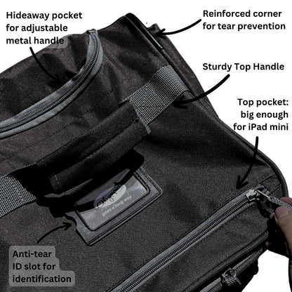 Olympia 22 Max Wheeled Duffel: 8-Pocket Water-Resist