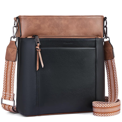 Chic Leather Crossbody with Card Slots for Women