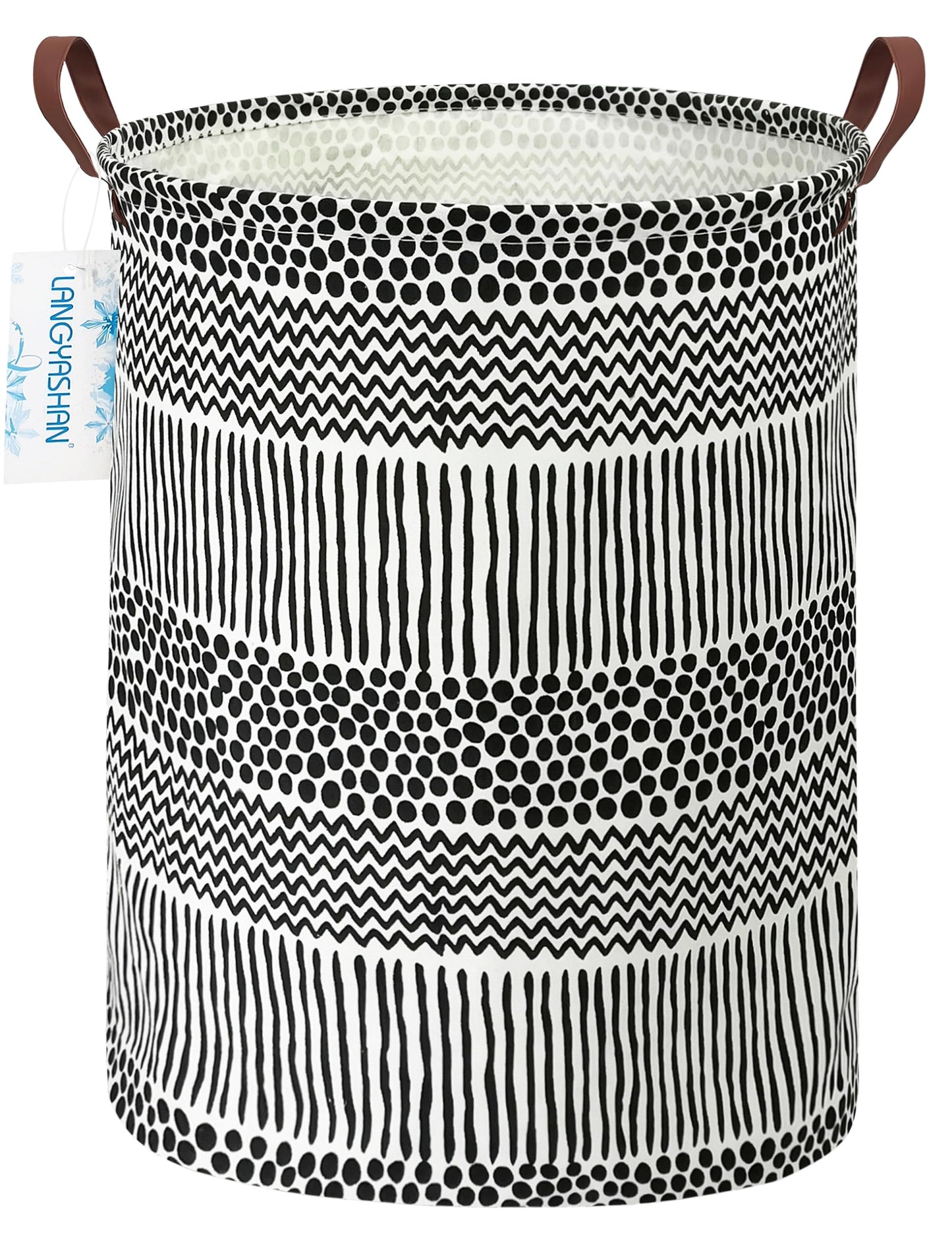 Collapsible Canvas Hamper by LANGYASHAN