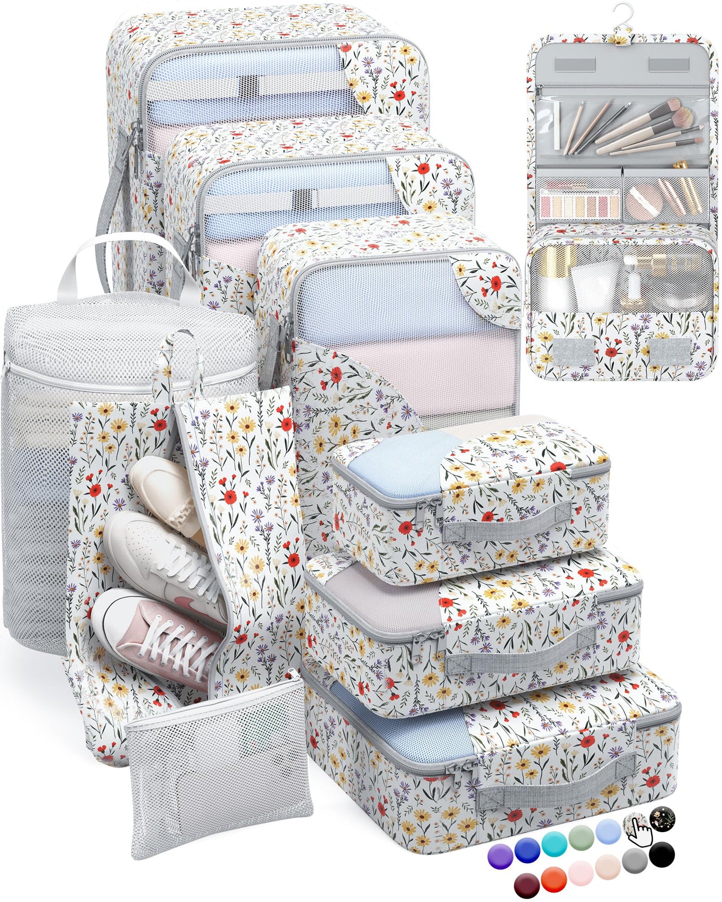 OlarHike Travel Cube Set - Cream Organizer & Gifts