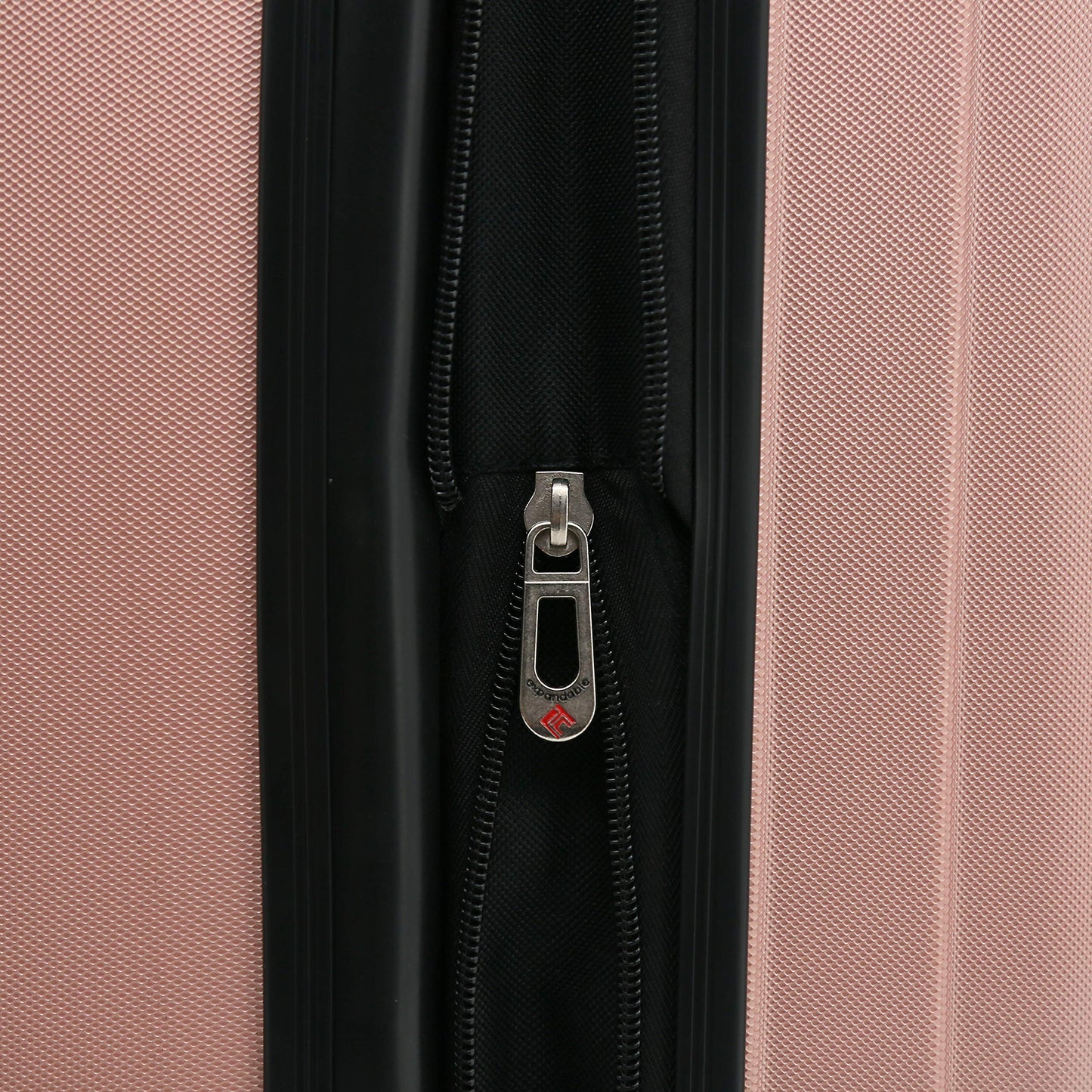 Rose Gold Hardside Luggage Set - 4-Piece Travel Kit