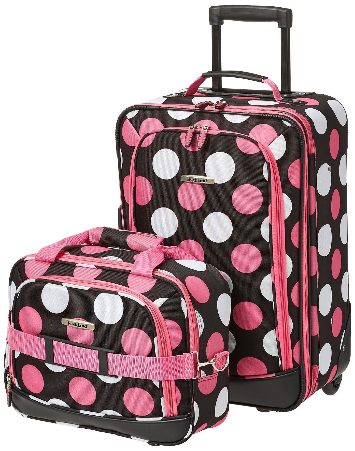 Rockland Expandable Dot Luggage Set - 2 Piece
